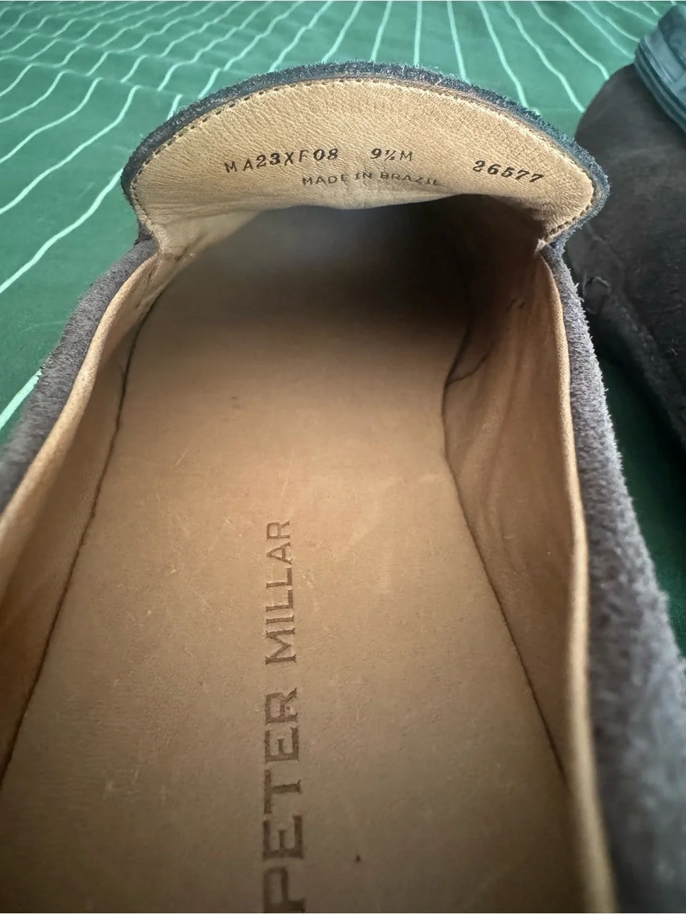 Men's Peter Millar Excursionist Nubuck Venetian Loafer